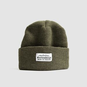 Muttonhead Olive Knit Beanie